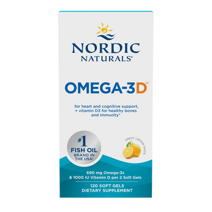 Omega-3D, 690mg & 1000IU