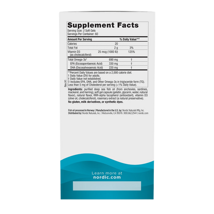 Omega-3D, 690mg & 1000IU