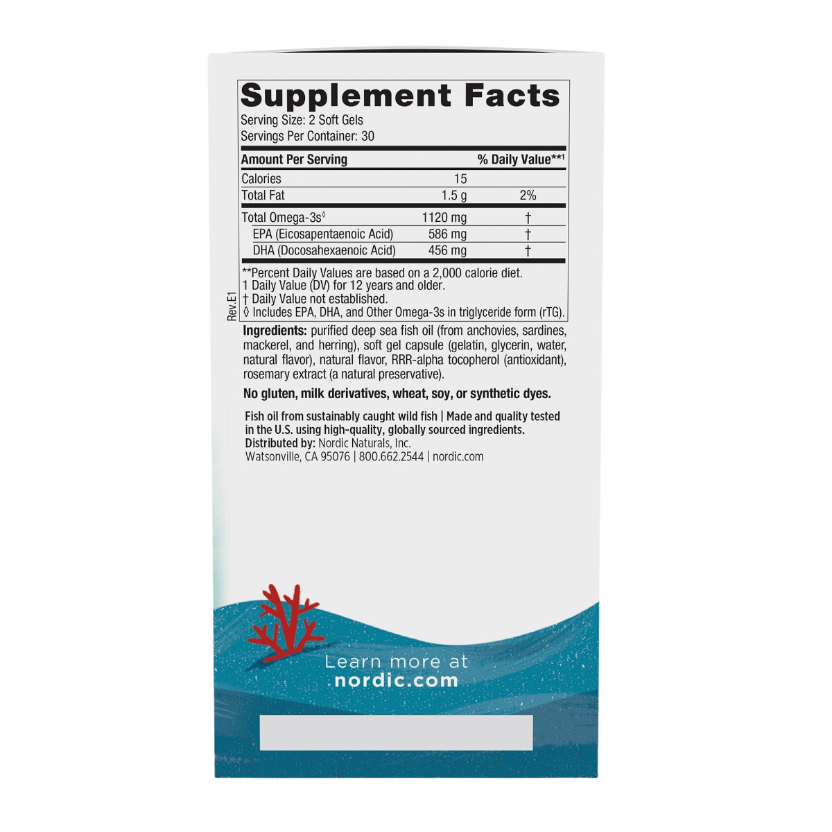 Ultimate Omega 2X Teen, 1120mg Omega-3, Strawberry