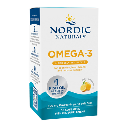 Omega-3, 690mg Omega-3, Lemon