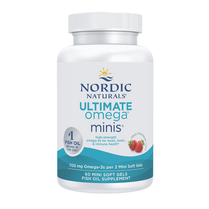 Ultimate Omega 2X, 1120mg Omega-3, Strawberry