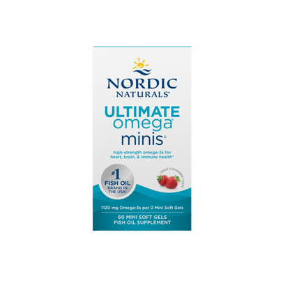 Ultimate Omega 2X, 1120mg Omega-3, Strawberry