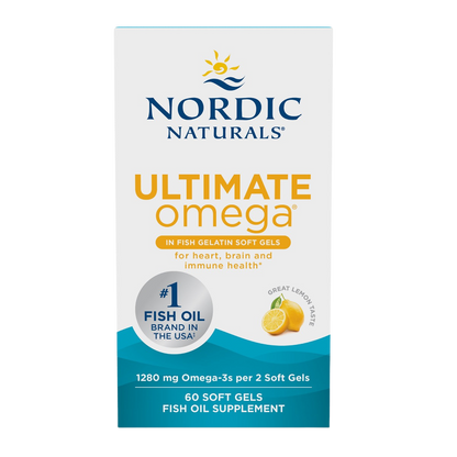 Ultimate Omega, 1280mg Omega-3, Lemon