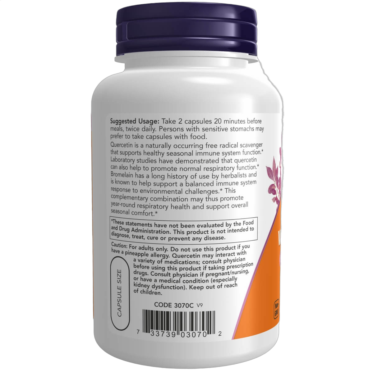 Quercetin with Bromelain