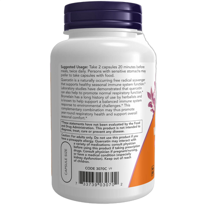 Quercetin with Bromelain