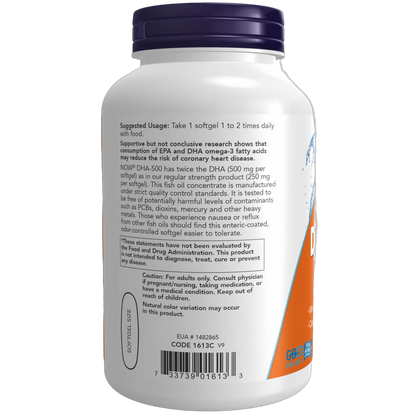 DHA, 500mg