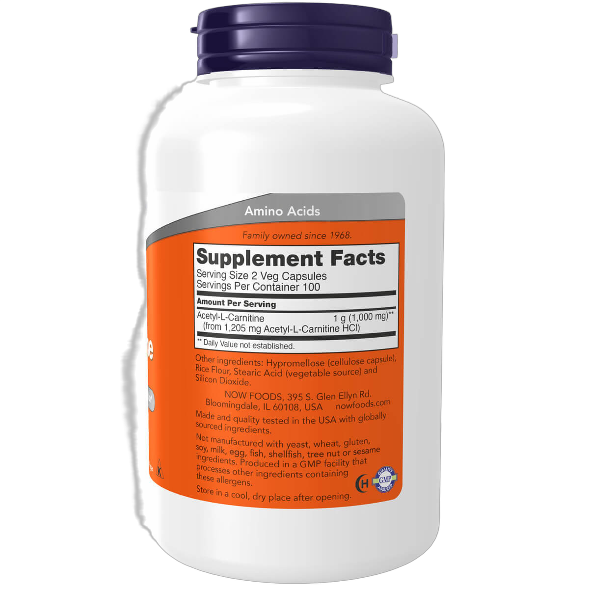 Acetyl-L Carnitine, 500mg
