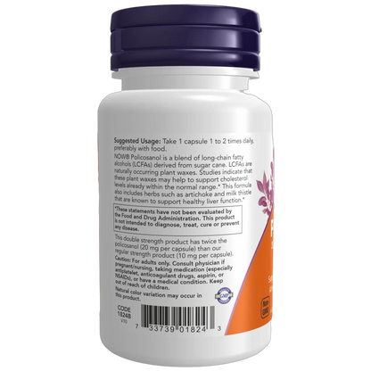 Policosanol Double Strength, 20mg