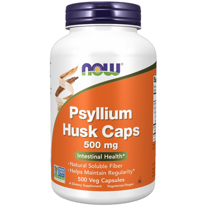 Psyllium Husk Caps, 500mg