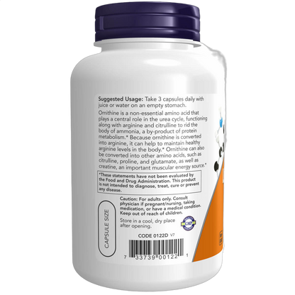 L-Ornithine, 500mg