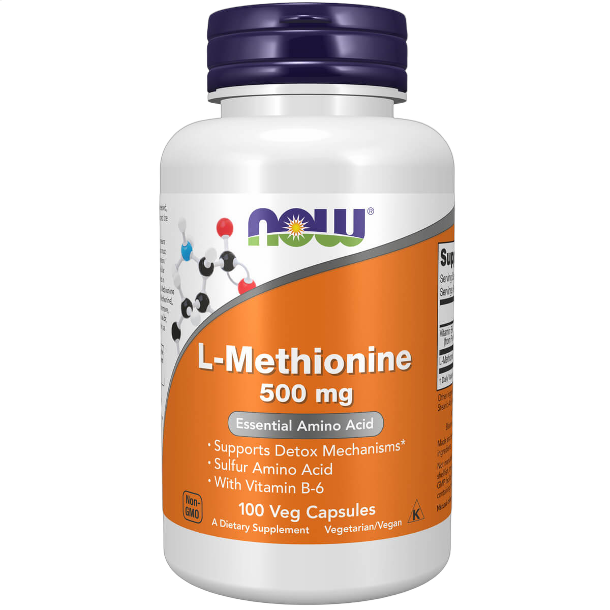 L-Methionine, 500mg