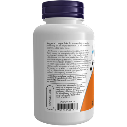 L-Methionine, 500mg
