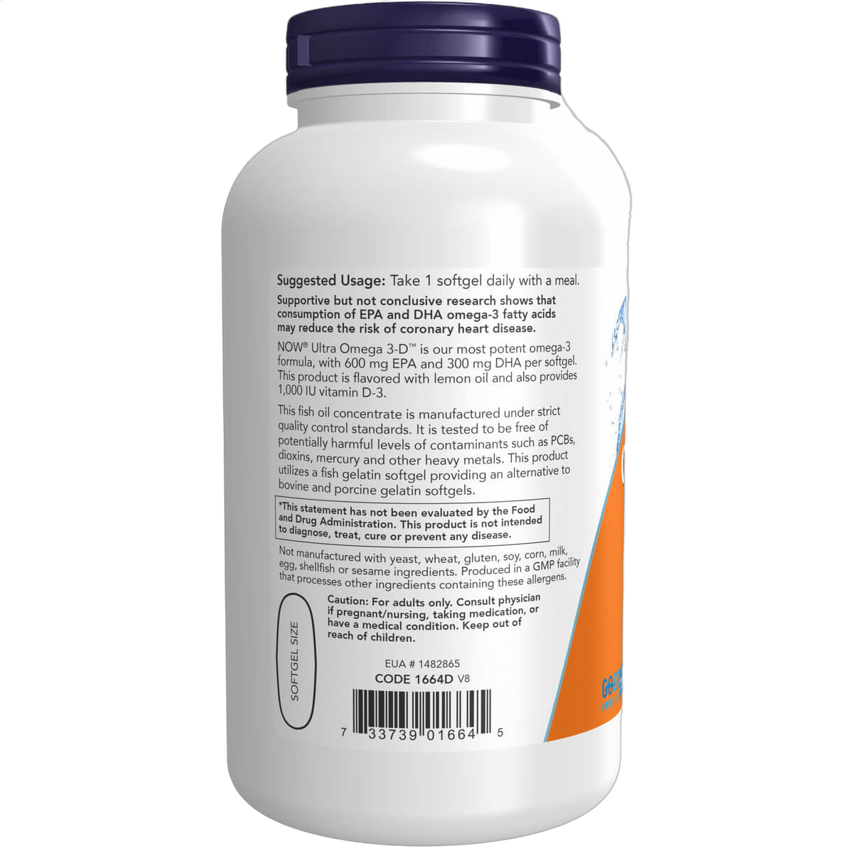 Ultra Omega 3-D, Fish Oil