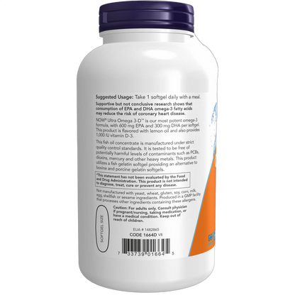 Ultra Omega 3-D, Fish Oil