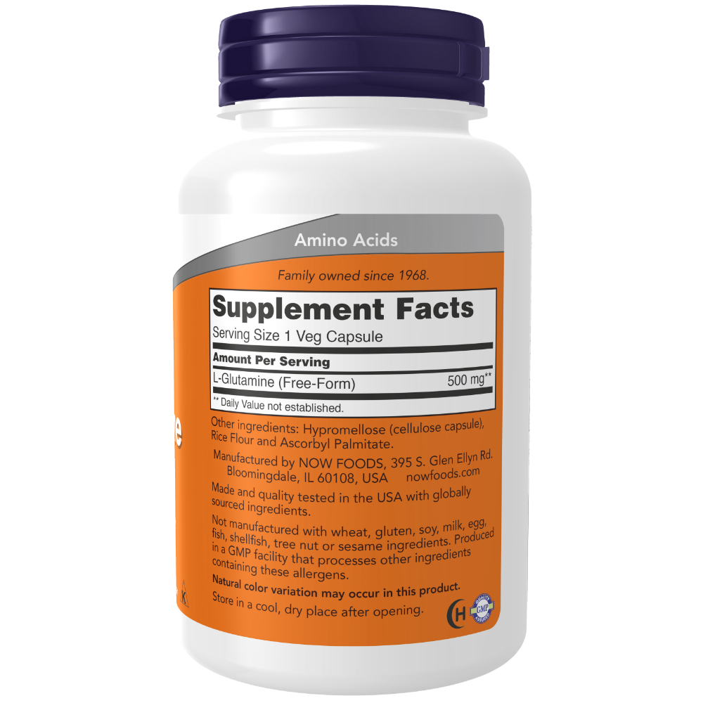 L-Glutamine, 500mg