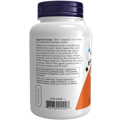 L-Glutamine, 500mg