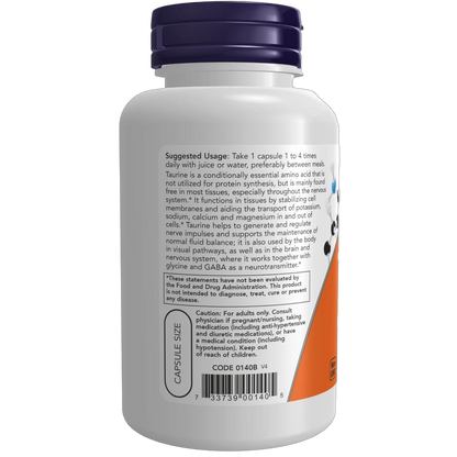 Taurine, 500mg