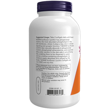 Sunflower Lecithin, 1200mg