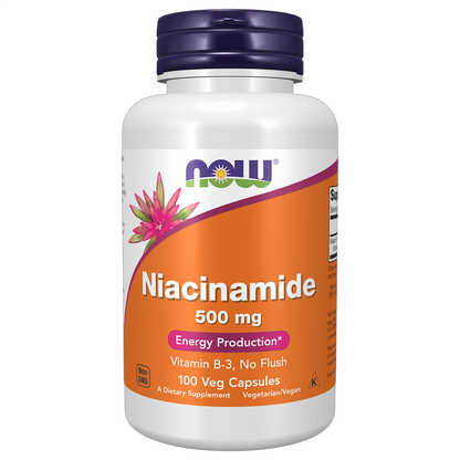 Niacinamide (Vitamin B3) No Flush, 500mg