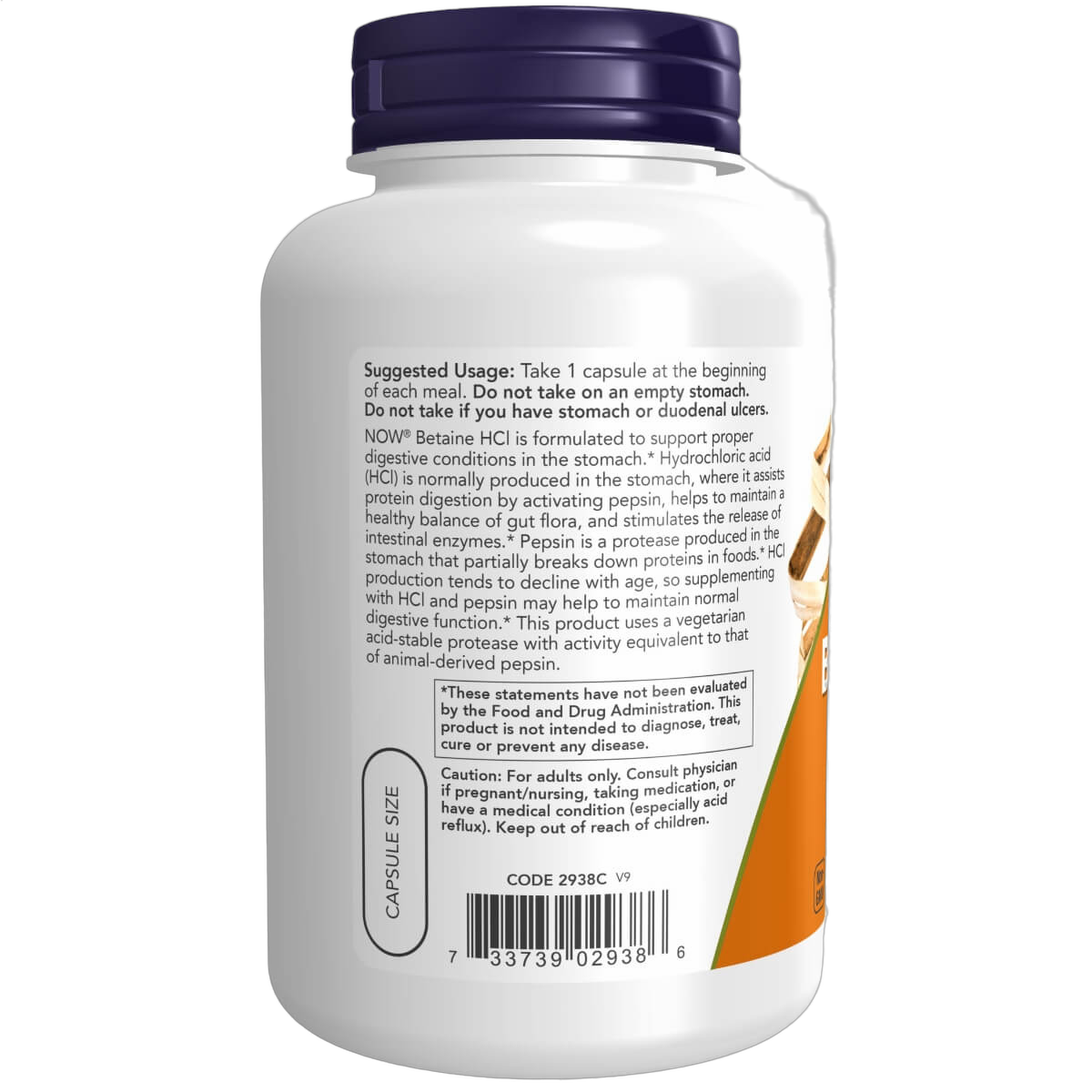 Betaine HCl, 648mg