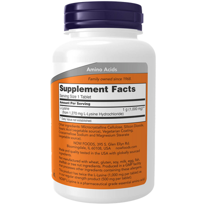 L-Lysine, 1000mg