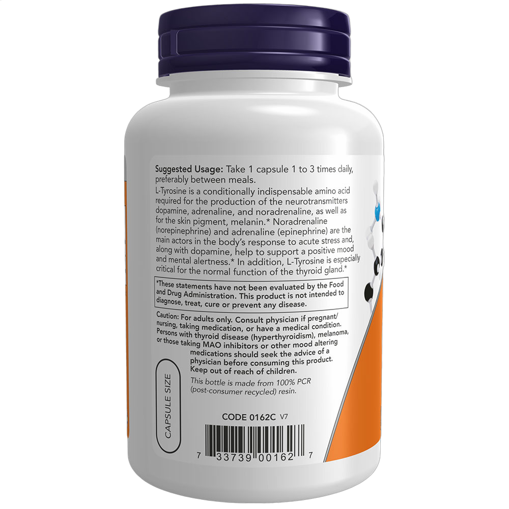 L-Tyrosine, 500mg