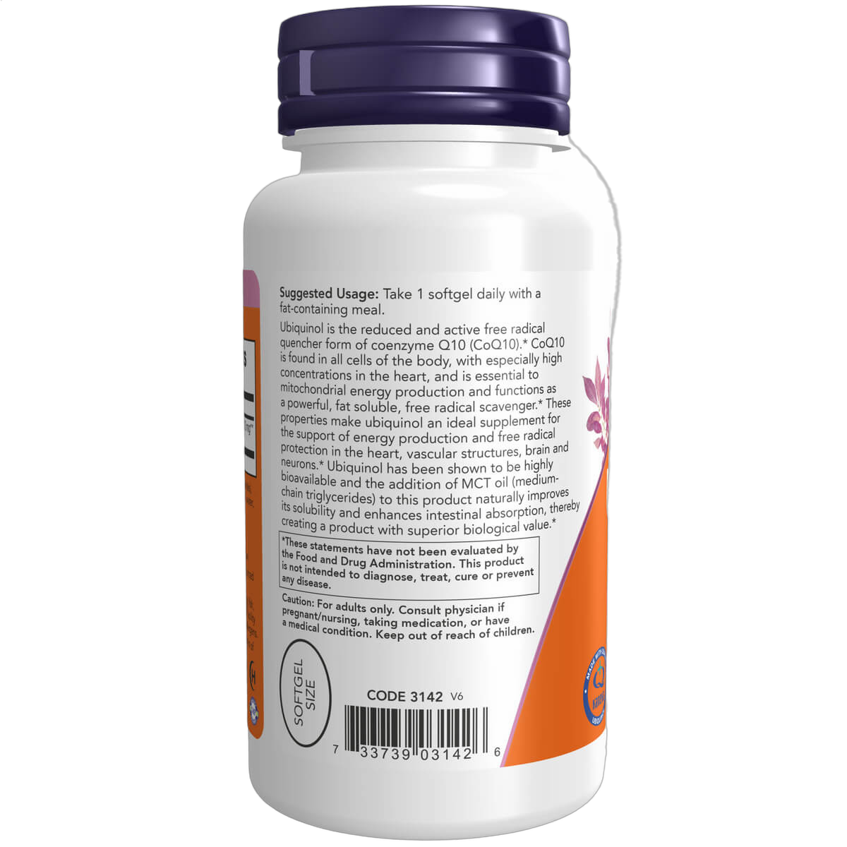 Ubiquinol, 100mg