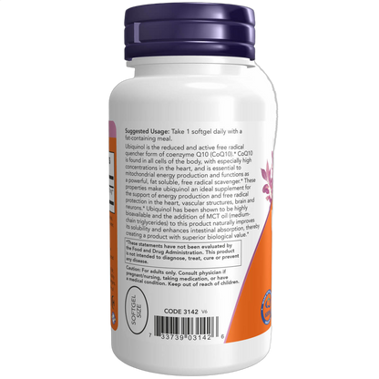 Ubiquinol, 100mg