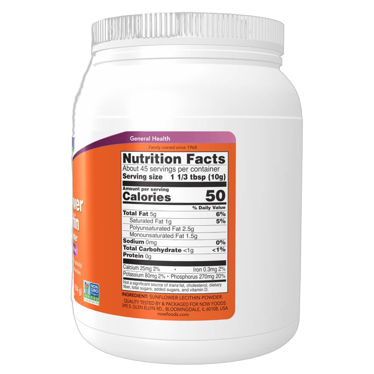 Sunflower Lecithin Pure Powder