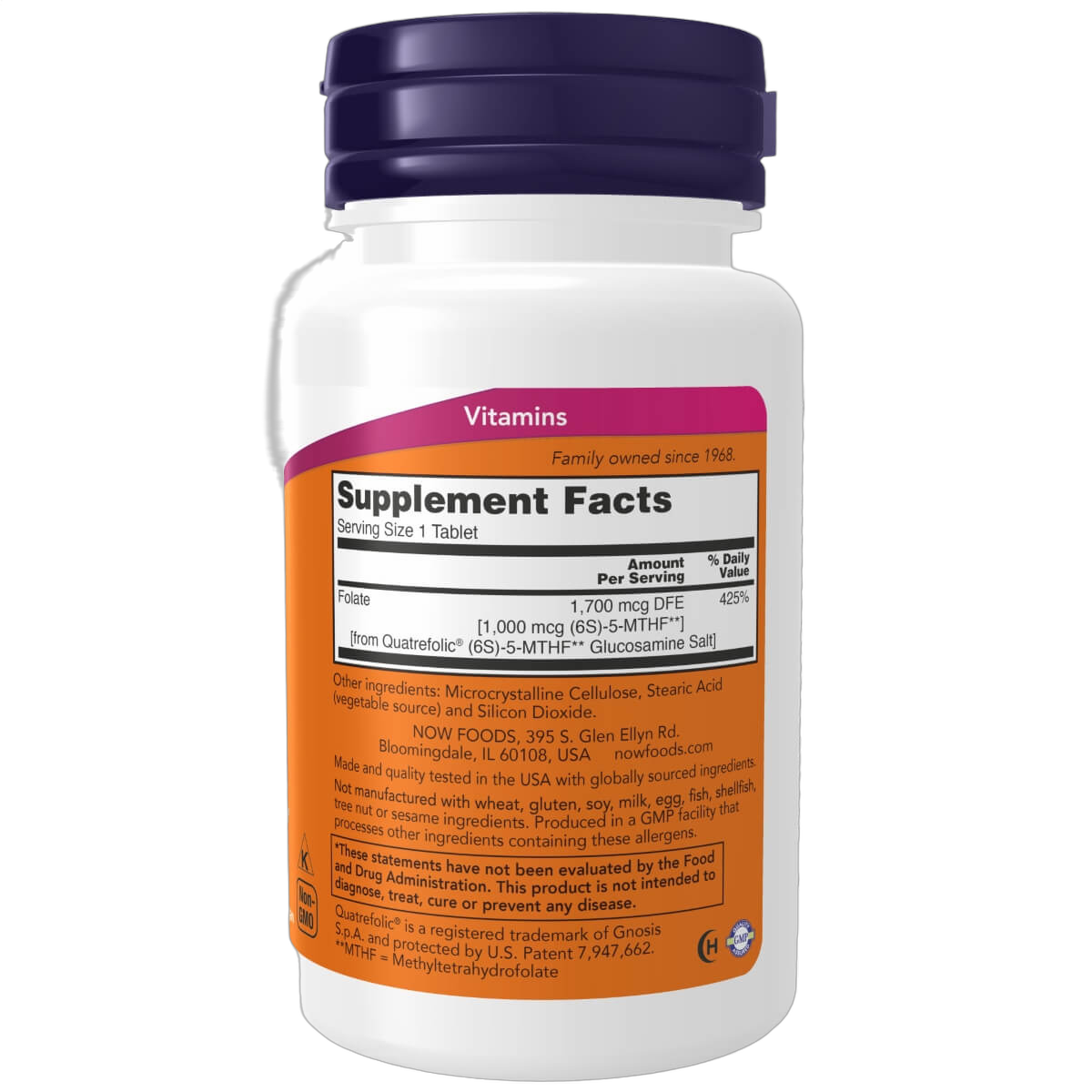 Methyl Folate, 1000mcg