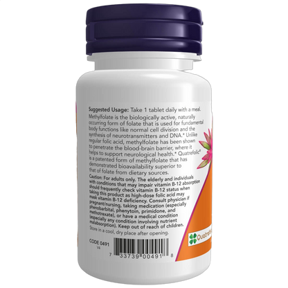 Methyl Folate, 1000mcg