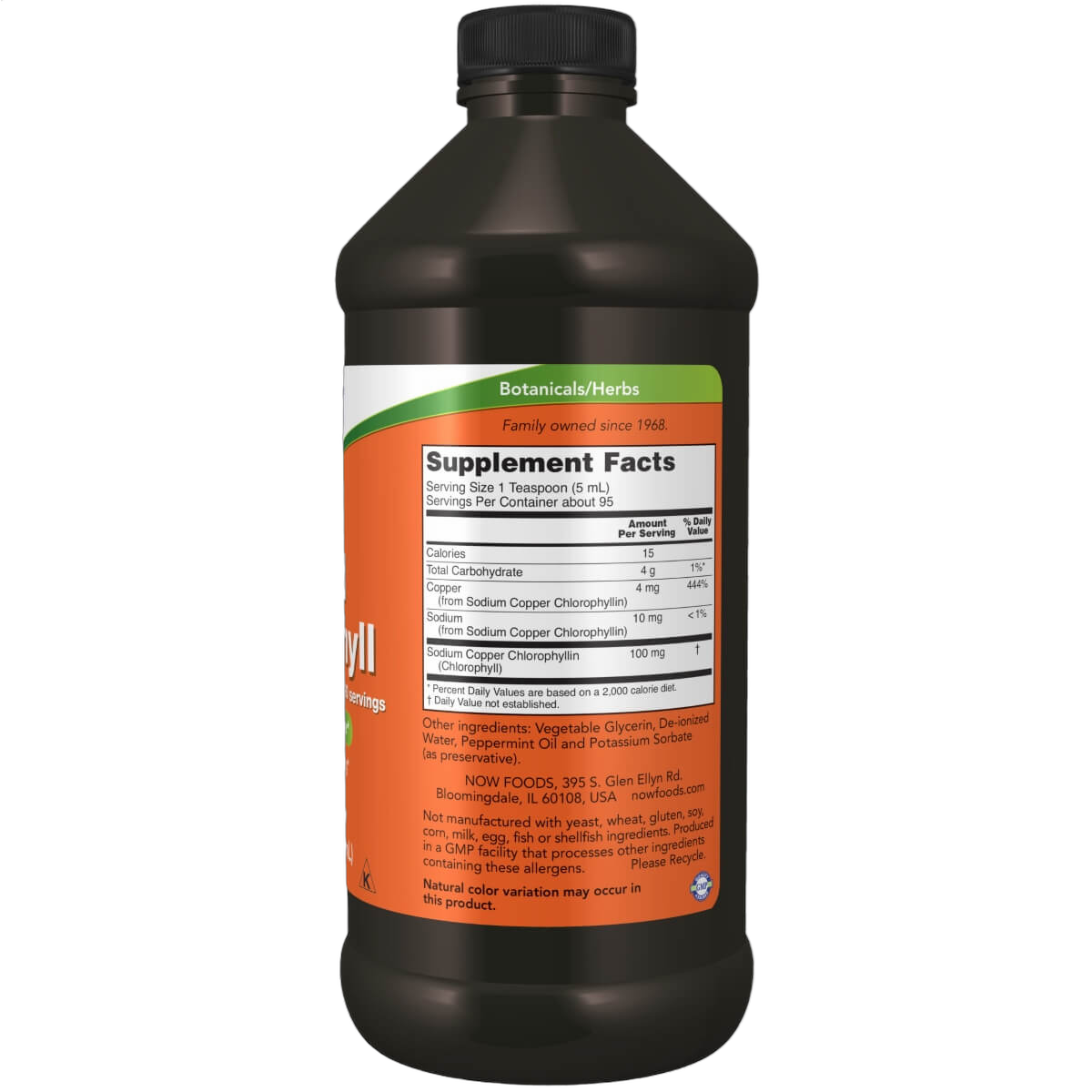 Liquid Chlorophyll, Mint Flavour