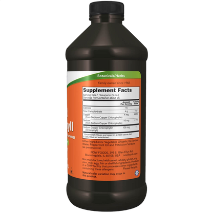 Liquid Chlorophyll, Mint Flavour