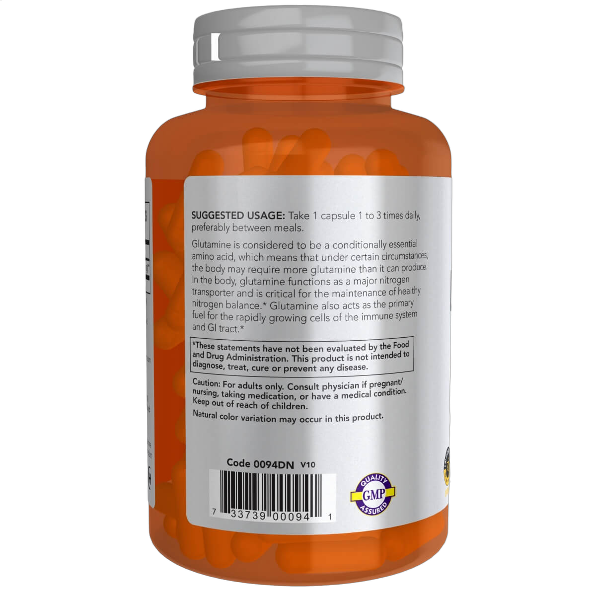 L-Glutamine, 1000mg