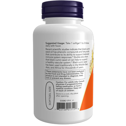 Black Cumin Seed Oil, 1000mg
