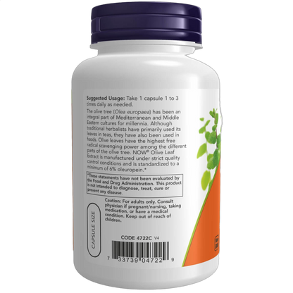 Olive Leaf Extract, 500mg
