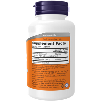 NAC-Acetyl Cysteine, 600mg