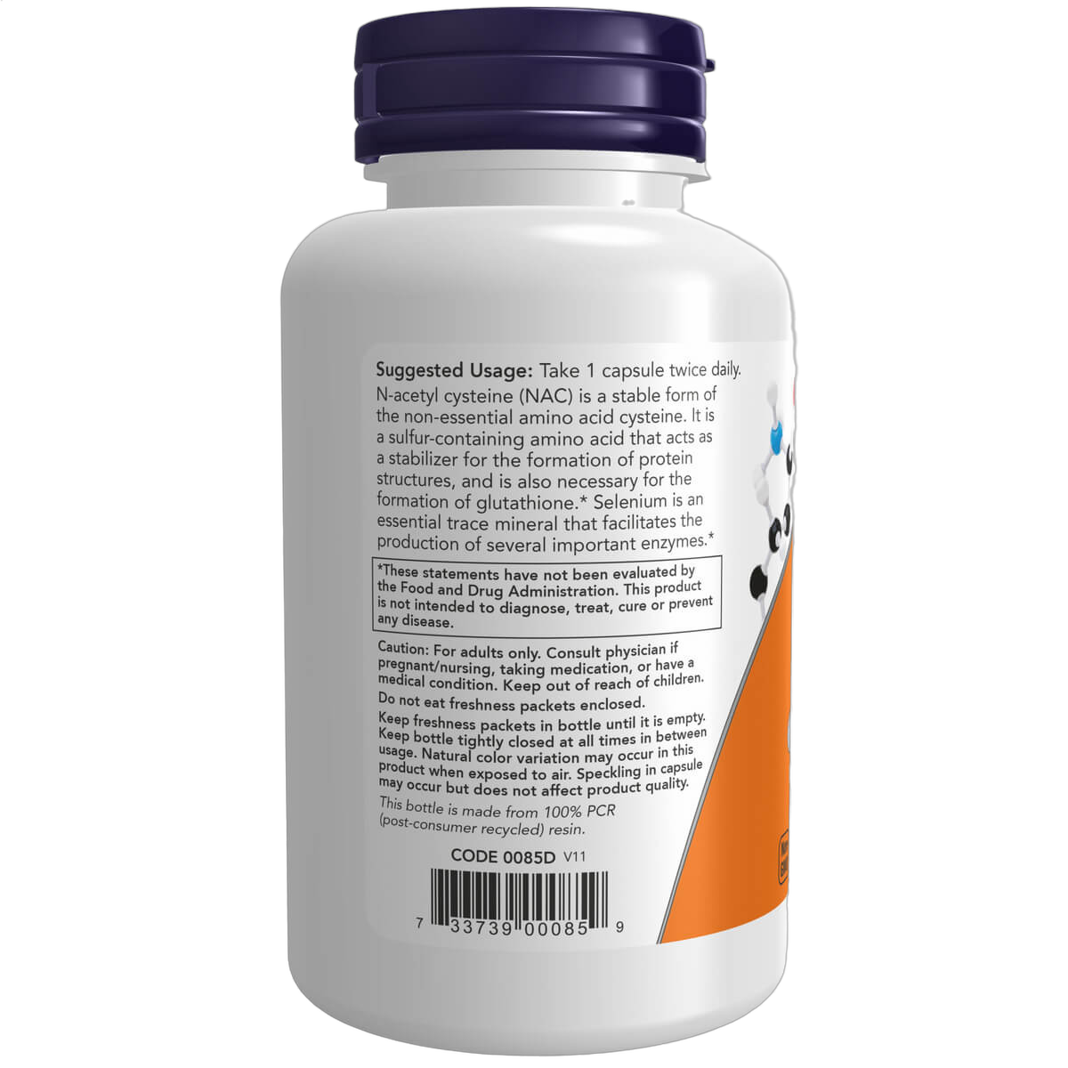 NAC-Acetyl Cysteine, 600mg