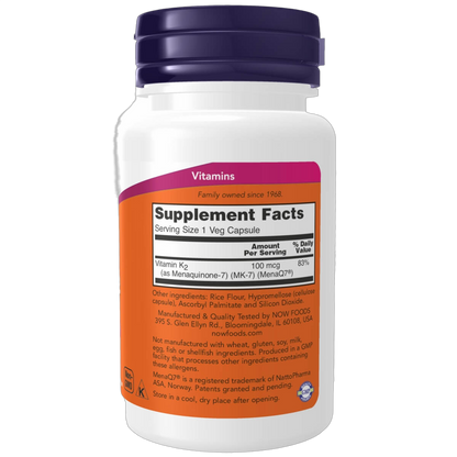 MK-7 Vitamin K-2, 100mcg