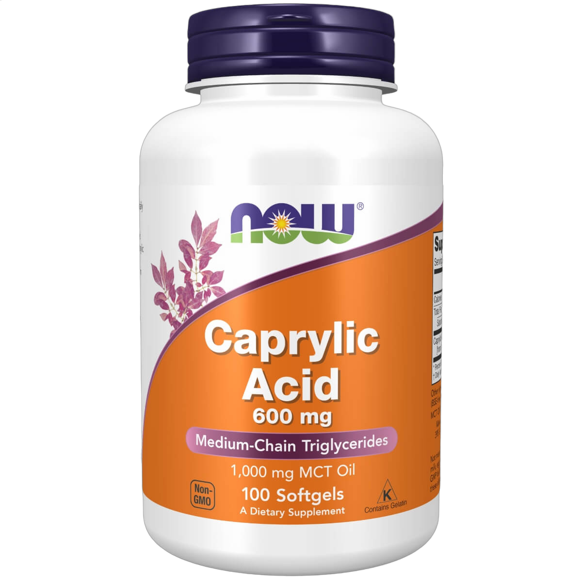 Caprylic Acid, 600mg