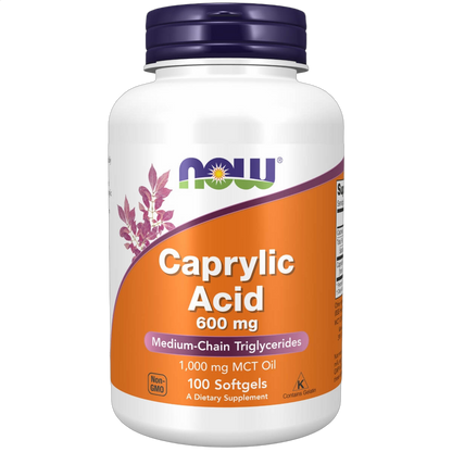Caprylic Acid, 600mg
