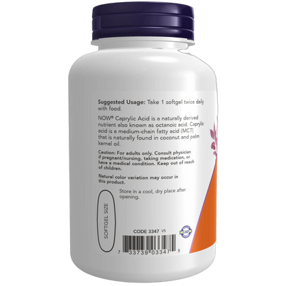 Caprylic Acid, 600mg