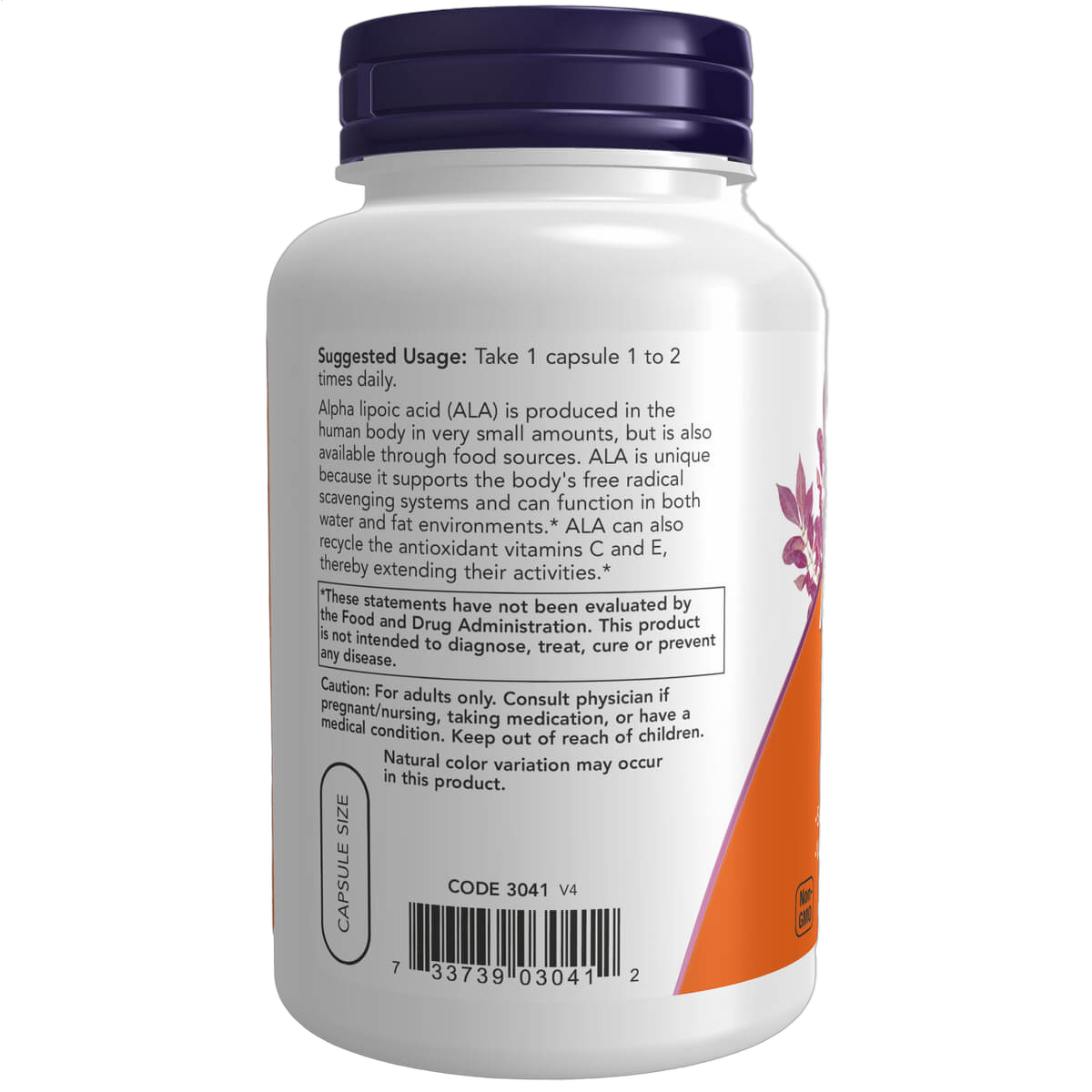Alpha Lipoic Acid, 100mg