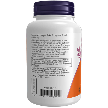 Alpha Lipoic Acid, 100mg