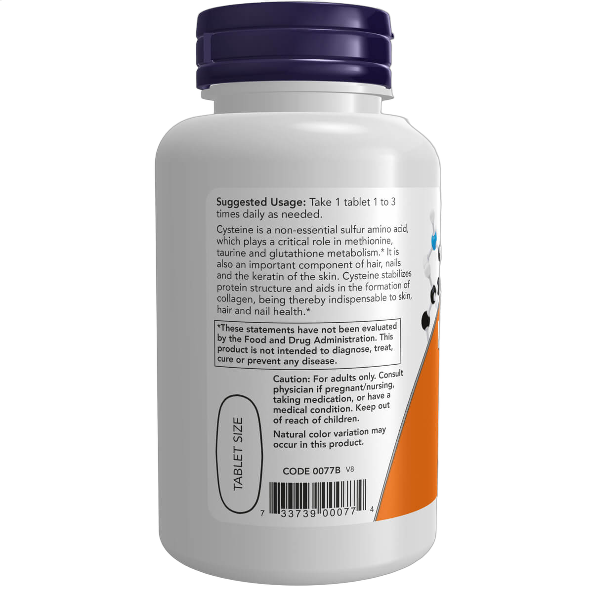 L-Cysteine, 500mg