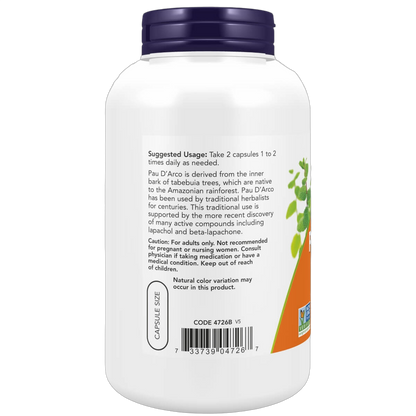 Pau D'Arco, 500mg