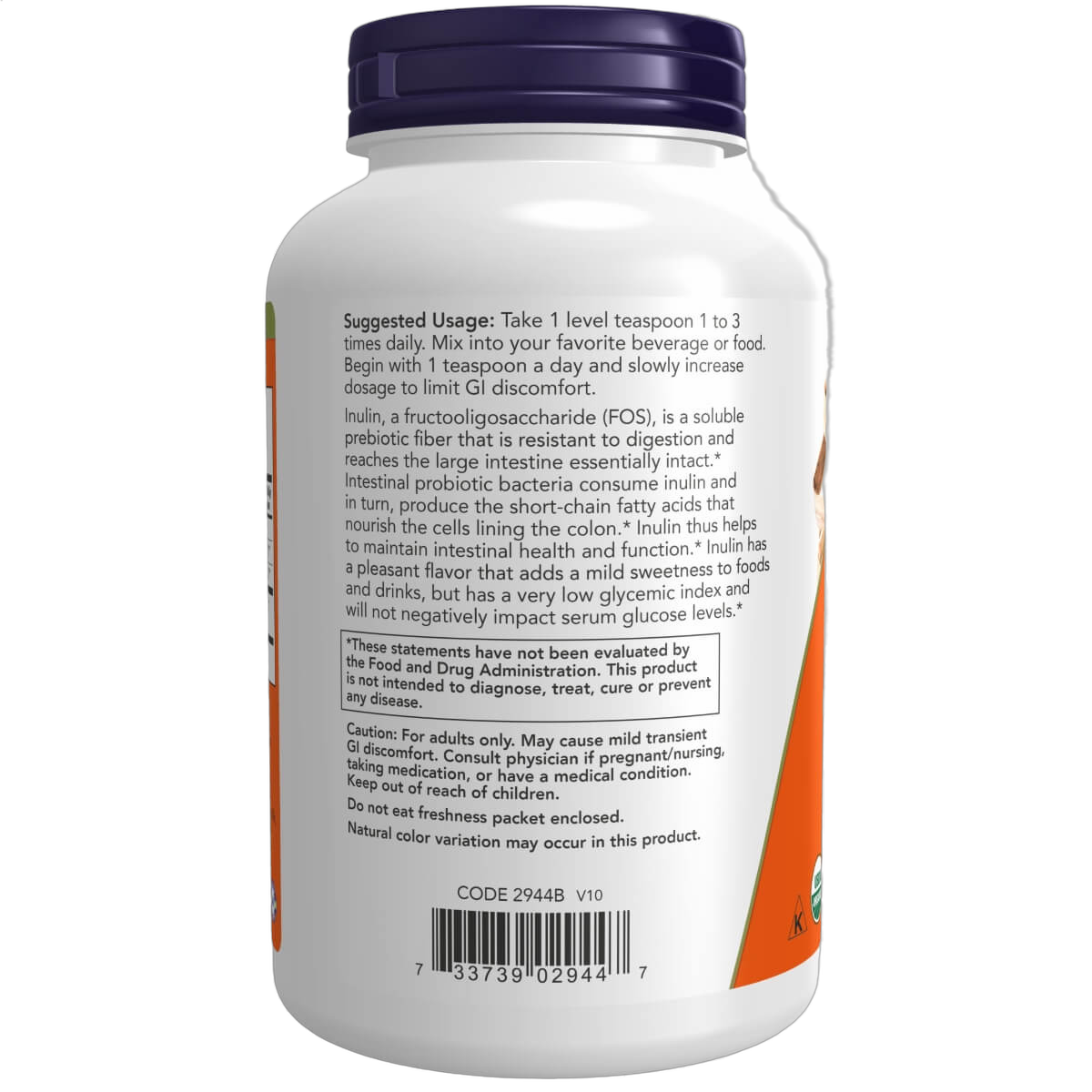 Inulin Prebiotic Pure Powder