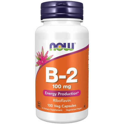 Vitamin B2 (Riboflavin), 100mg