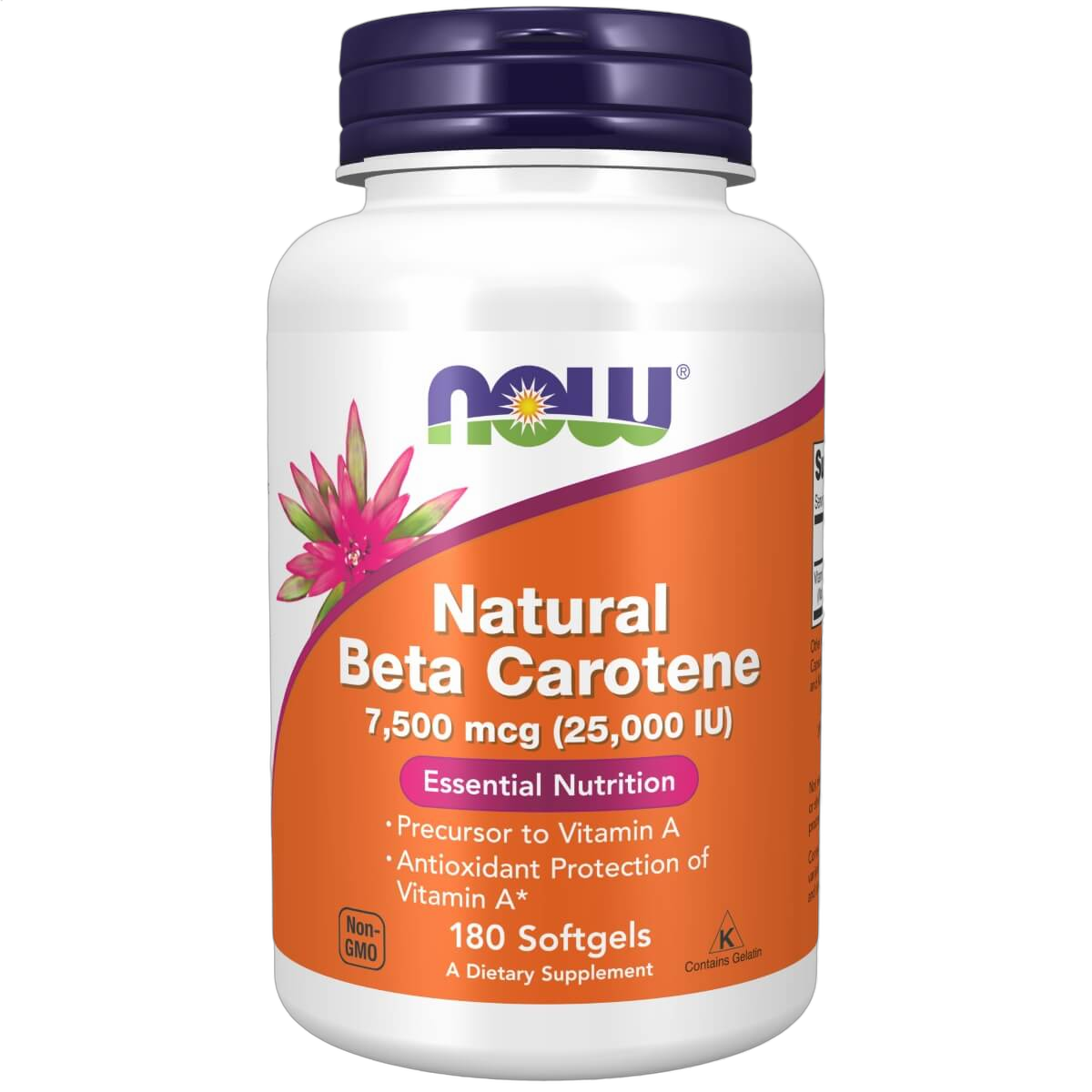 Natural Beta Carotene, 7500mcg (25000IU)