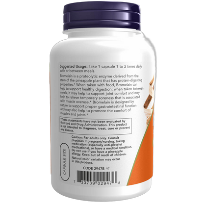 Bromelain, 500mg